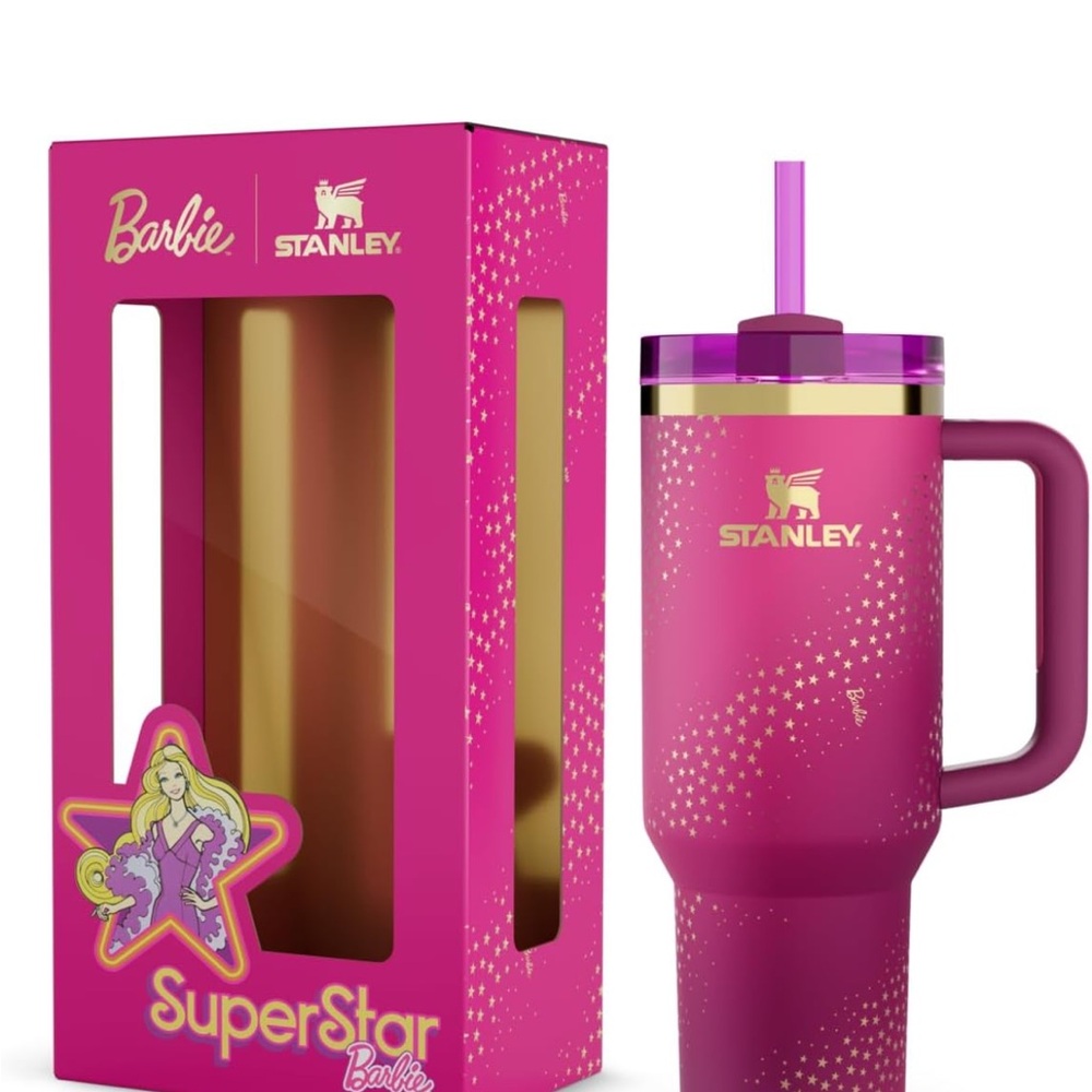 Stanley x Barbie™ ’70s Superstar Quencher 40 Oz (NIB) - Picture 1 of 5